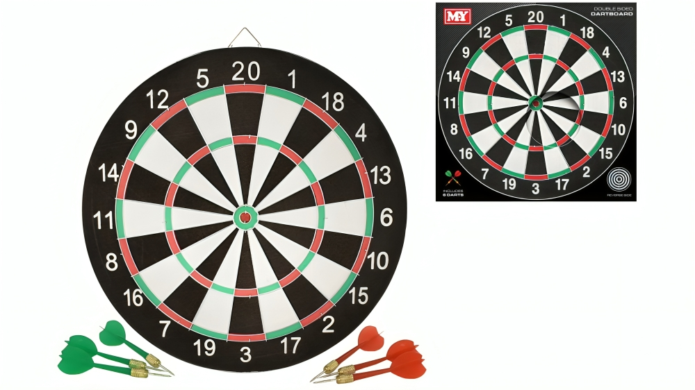 M.Y Dartboard with 6 Dart