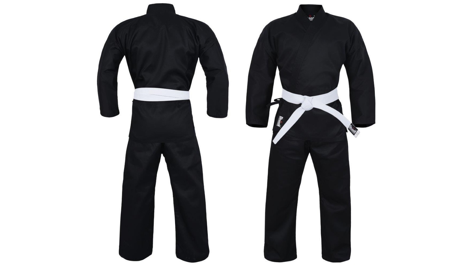 Morgan Sports 8oz Black Dragon Karate Uniform - Size 0