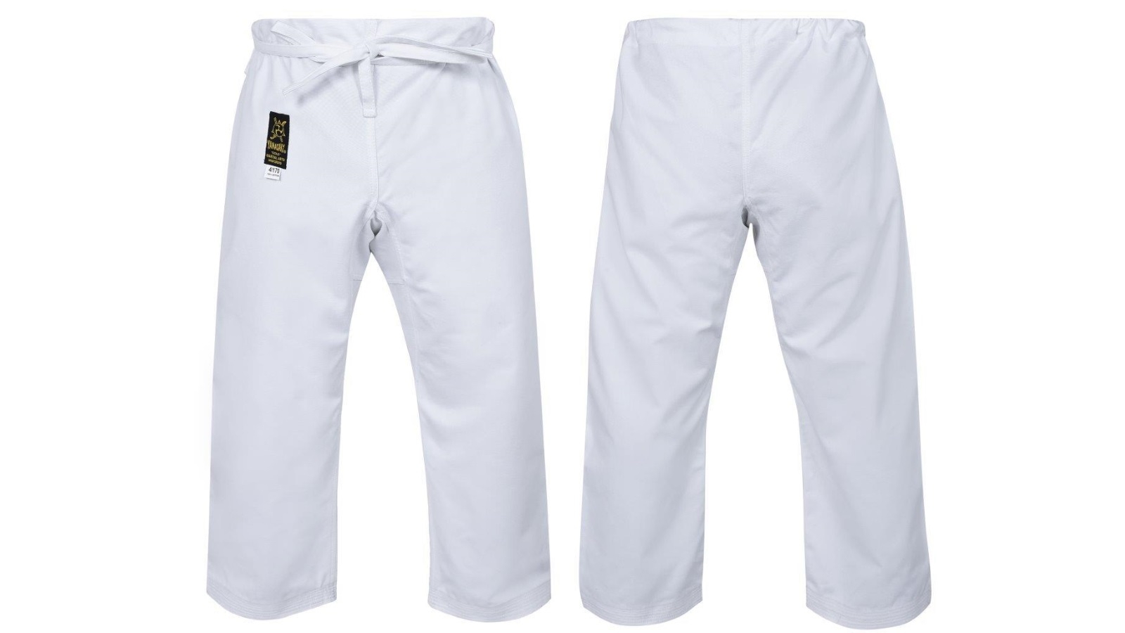 Morgan Sports 14oz White/Gold Yamasaki Kanvas Pants