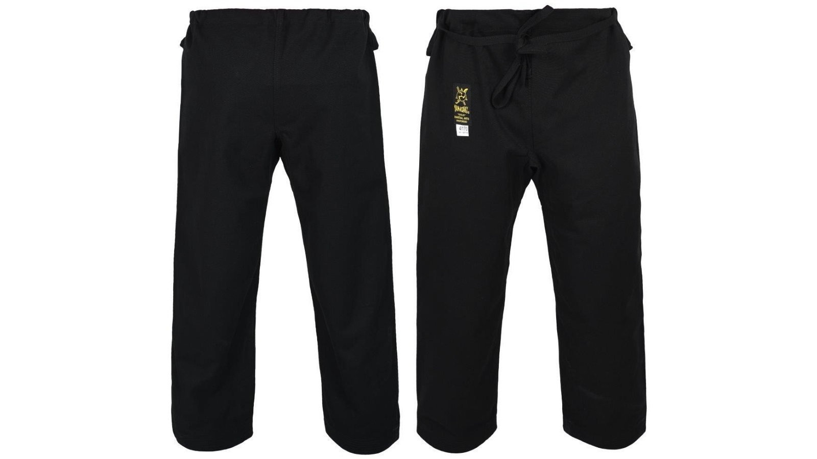 Morgan Sports 14oz Black/Gold Yamasaki Kanvas Pants