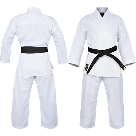 Morgan Sports Yamasaki Gold Deluxe Brushed Canvas Karate Uniform 14oz - 3