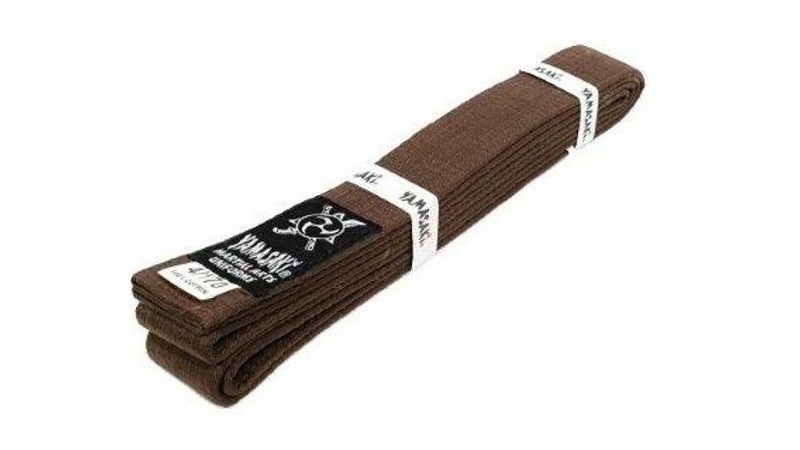 Morgan Sports Brown Yamasaki Deluxe Martial Arts Belt - Size 6