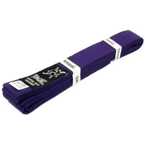 Morgan Sports Purple Deluxe Yamasaki Martial Arts Belt - 0