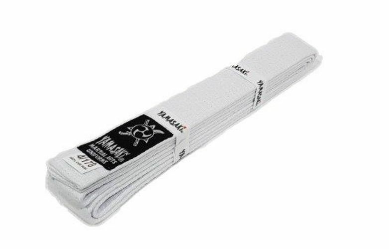 Morgan Sports White Yamasaki Deluxe Martial Arts Belt - 0