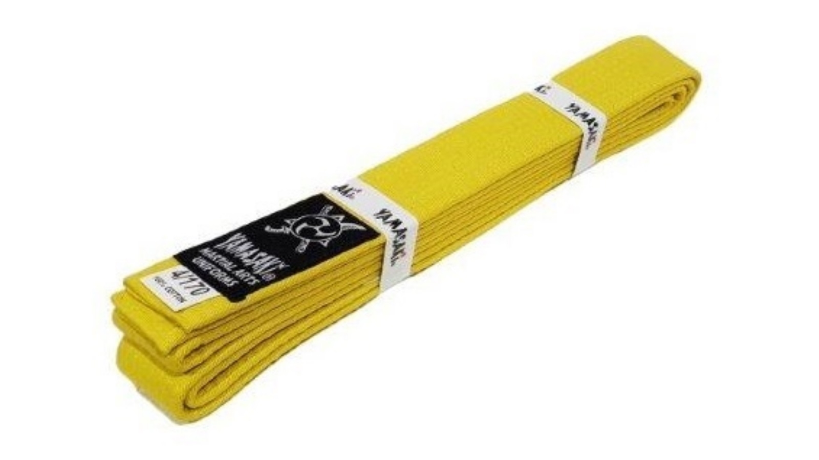 Morgan Sports Yellow Yamasaki Deluxe Martial Arts Belt - 1