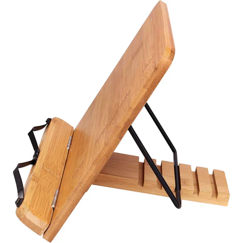 Living Today Bamboo Adjustable Book Stand
