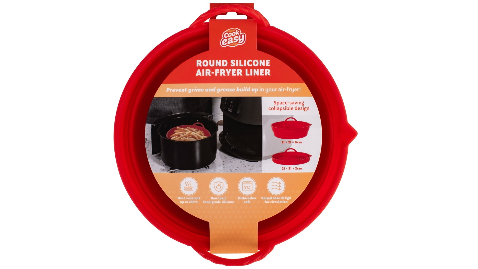 Cook Easy Collapsible Round Air Fryer Liner