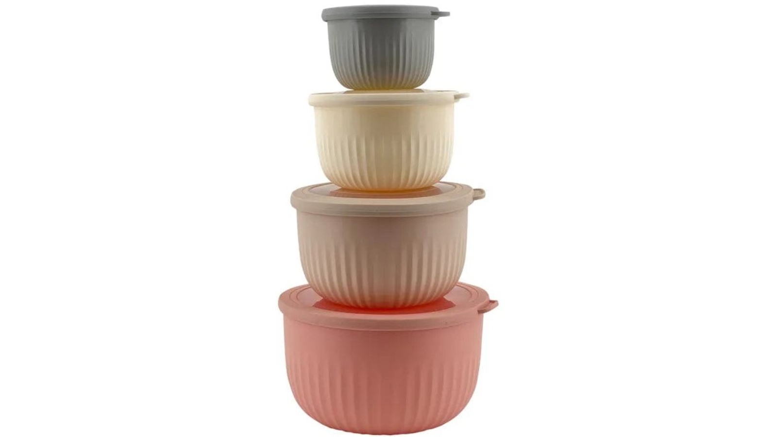 4 Piece Green Nested Food Storage Set