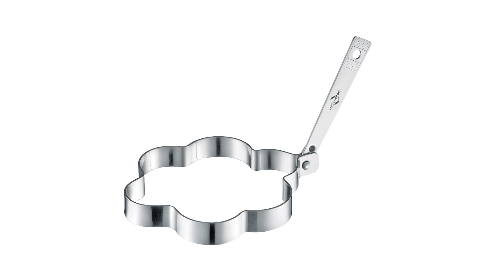 Kuchenprofi Egg Ring Flower S/Steel 10.5cm - Set of 2