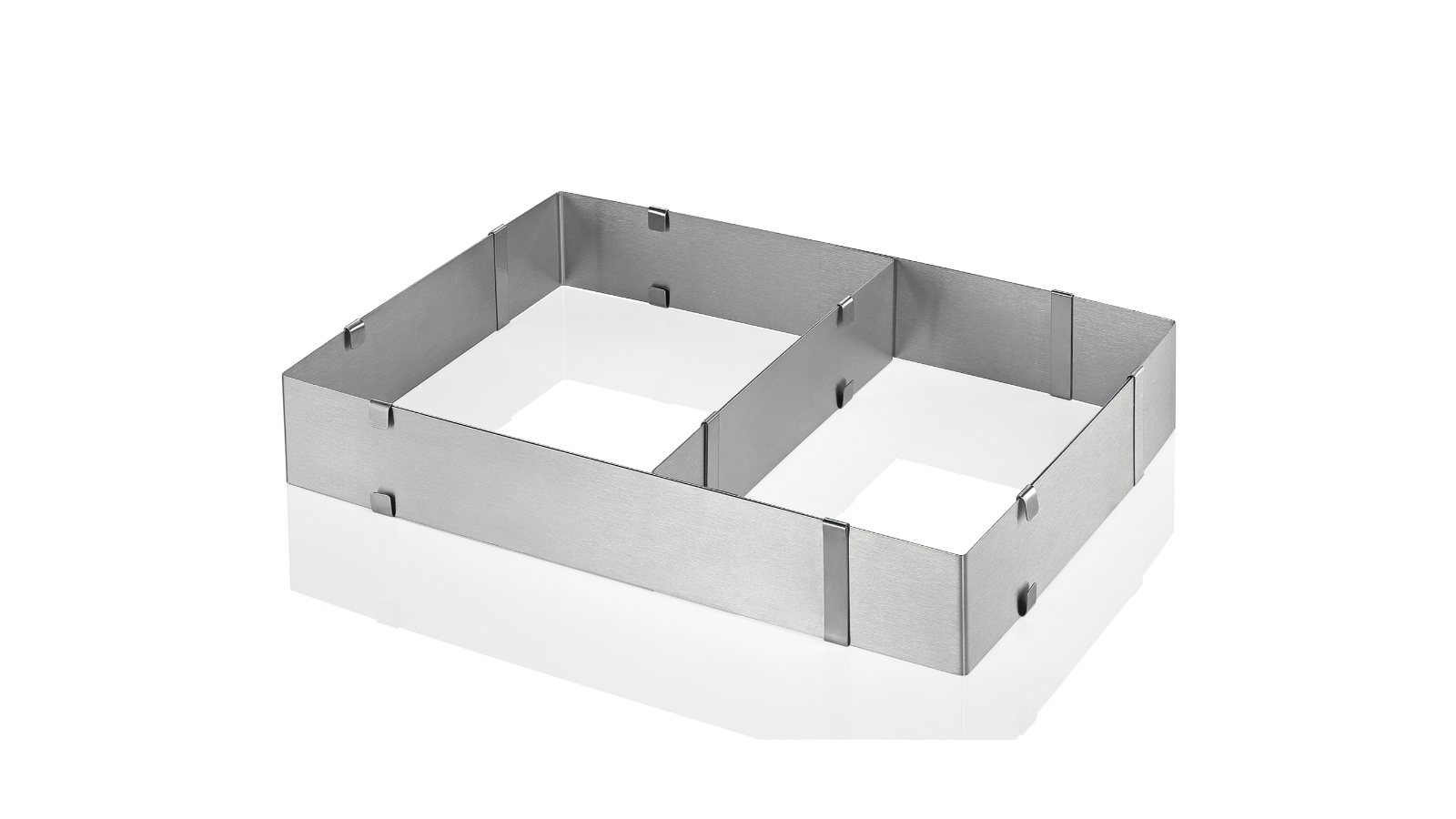 Kuchenprofi Patisserie Adjustable Cake Ring Rectangular - 18.5 x 27.5 x 5cm