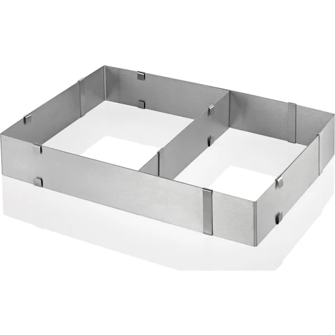 Kuchenprofi Patisserie Adjustable Cake Ring Rectangular - 18.5 x 27.5 x 5cm