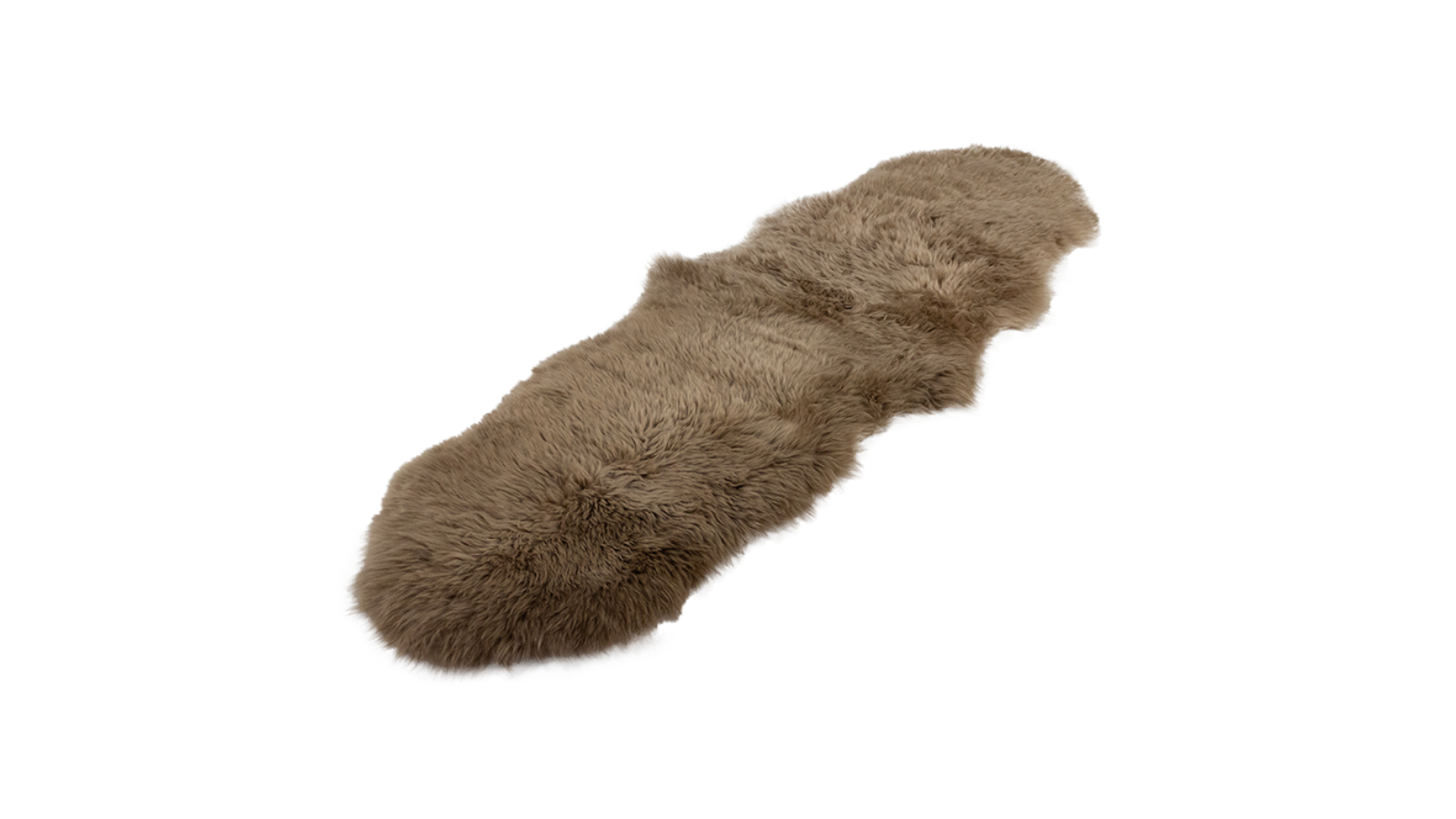 Naturally Sheepskins Double Long Wool Rug - Mocha