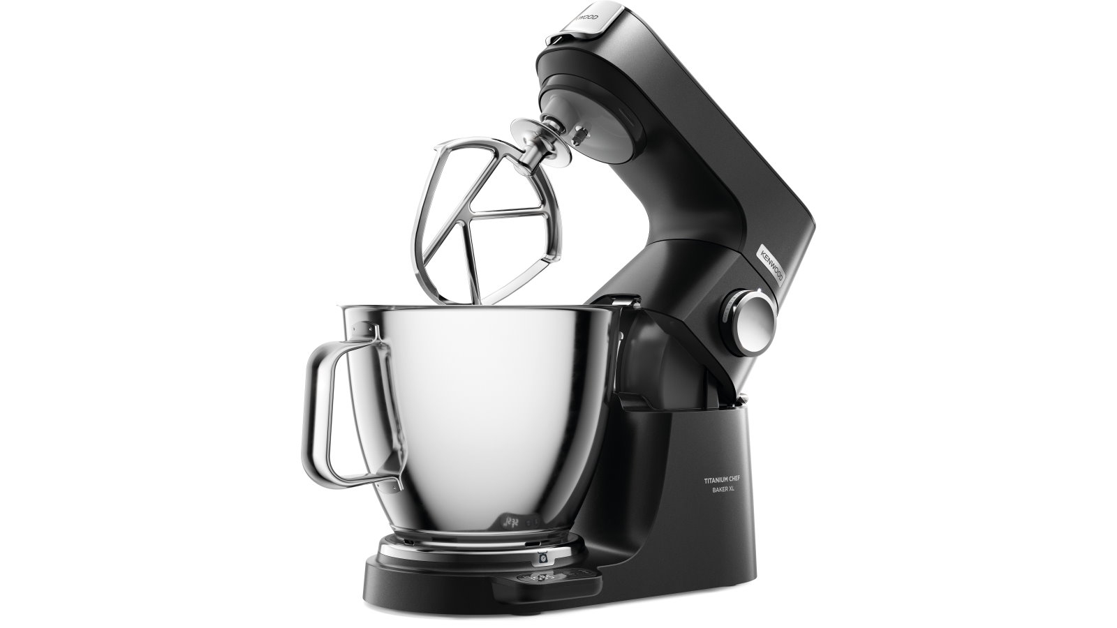 Kenwood Titanium Chef Baker XL Stand Mixer - Black | Harvey Norman