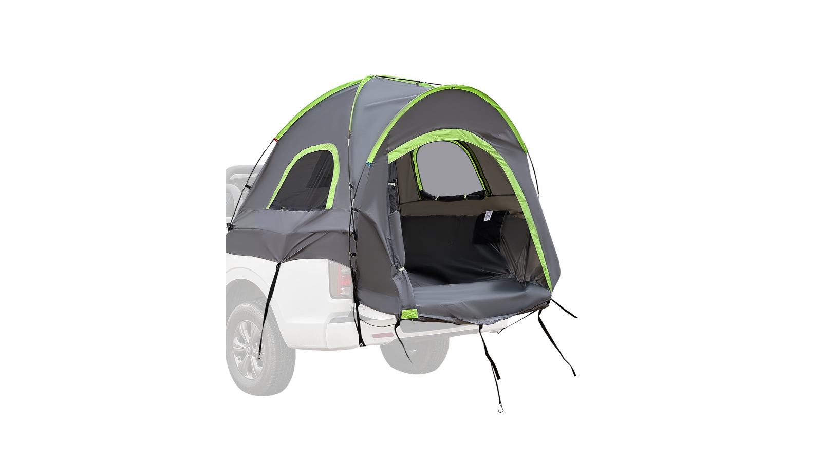 Pretty & Practical 20cm PU Waterproof Pickup Truck Tent Double Layer Windows for Camping