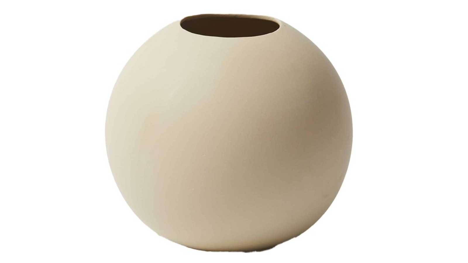 Pilbeam Living Medium Bergen Almond Porcelain Vase
