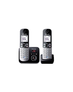 Panasonic KXTG6822ALB DECT Twin Handset Cordless Phone