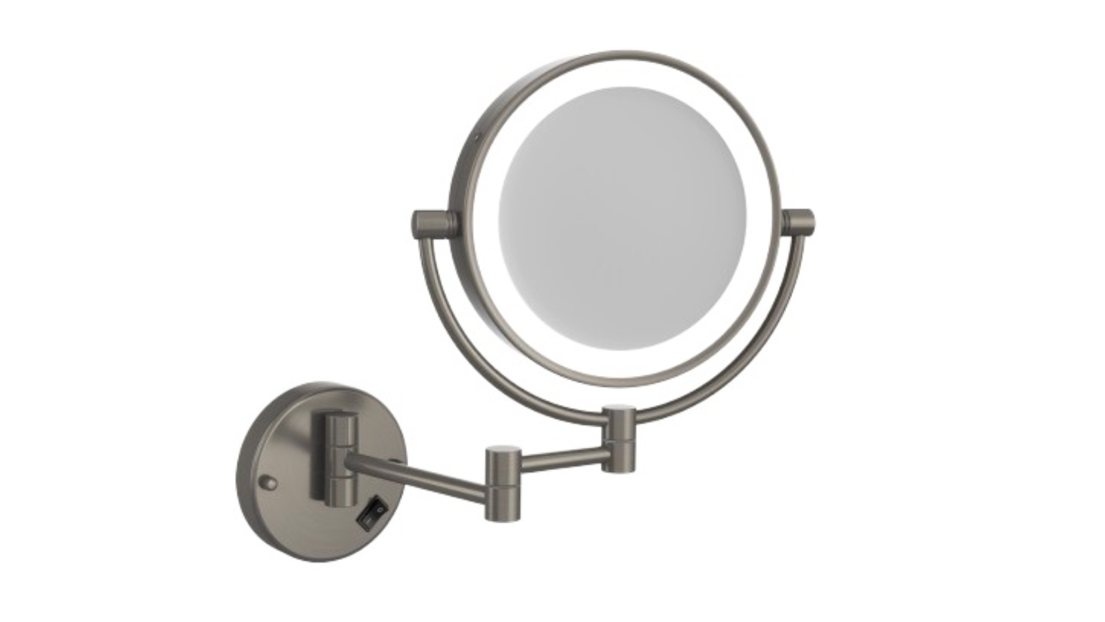 Thermogroup Ablaze 5x Magnification Mirror with Light - Brushed Nickel