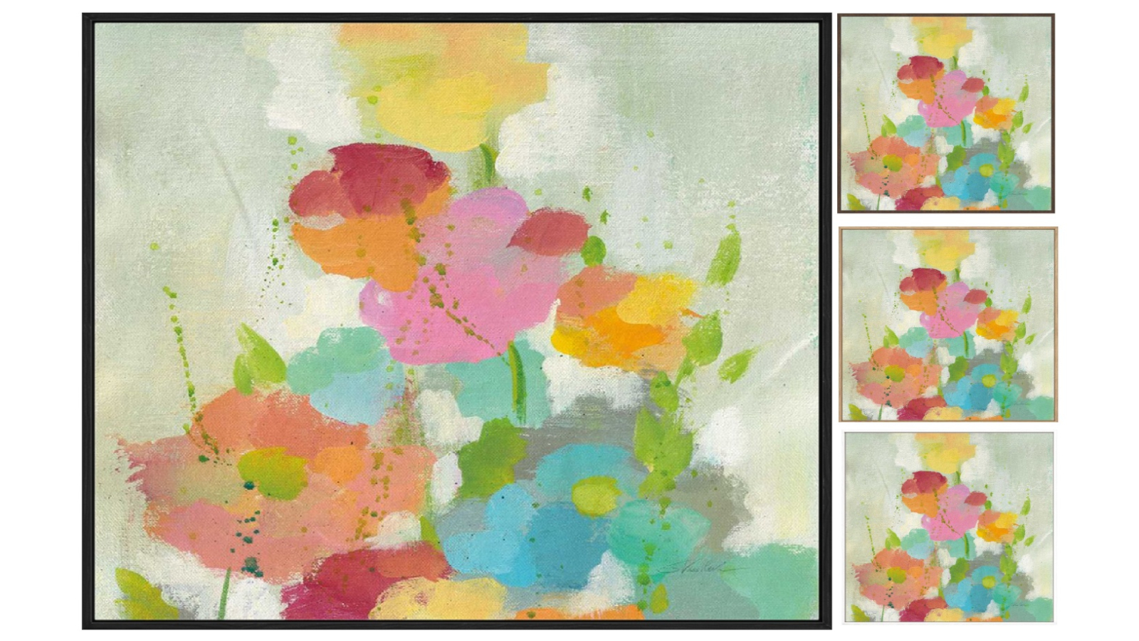 La Grolla Longstem Bouquet I Square I Gallery Wall Art