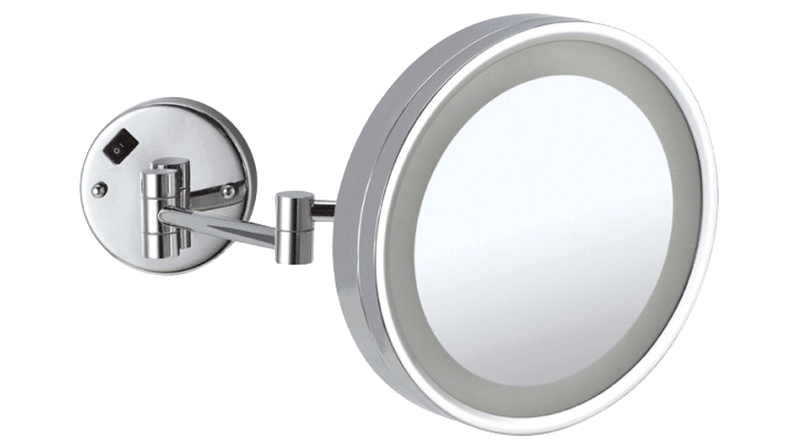 Thermogroup Ablaze 250mm 3x Magnification LED Mirror with Extendable Arm - Chrome