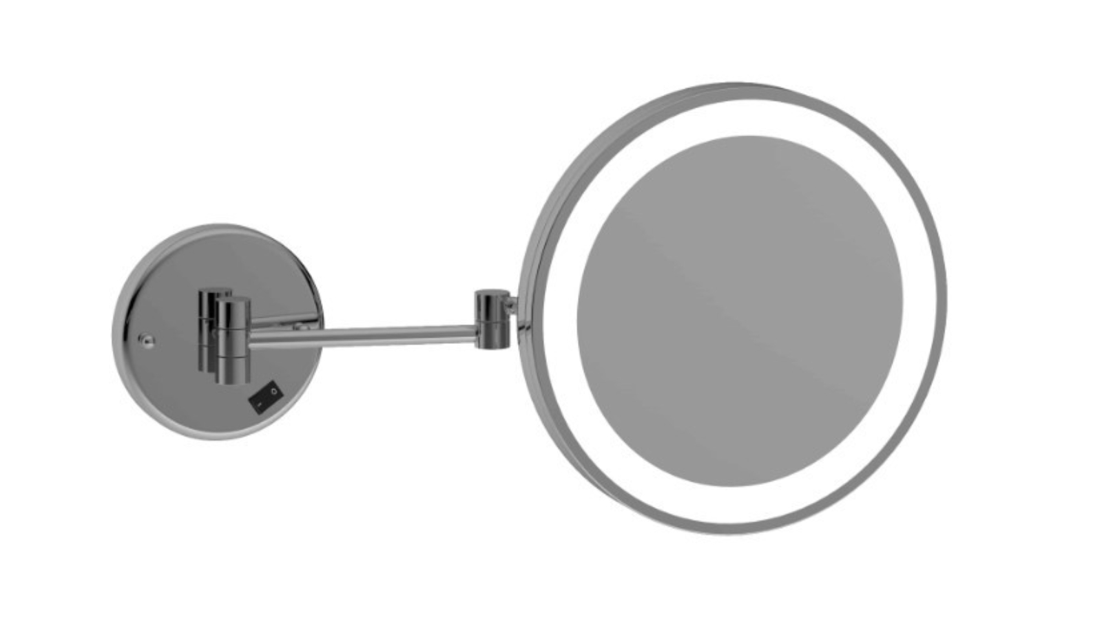 Thermogroup Ablaze 5x Magnification Mirror with Light Plug - Chrome