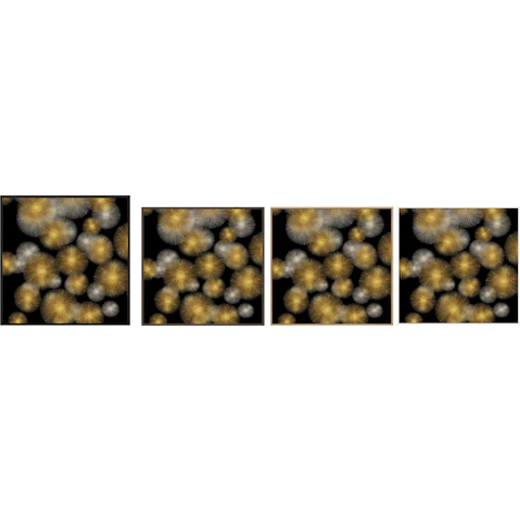La Grolla Flourish in Gold and Silver Gallery Wall Art