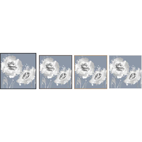 La Grolla Flower Burst on Grey II Gallery Wall Art