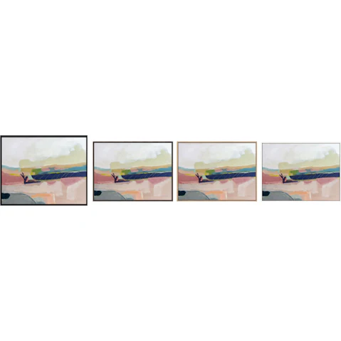 La Grolla Fortunate Isles Pink Blue Gallery Wall Art