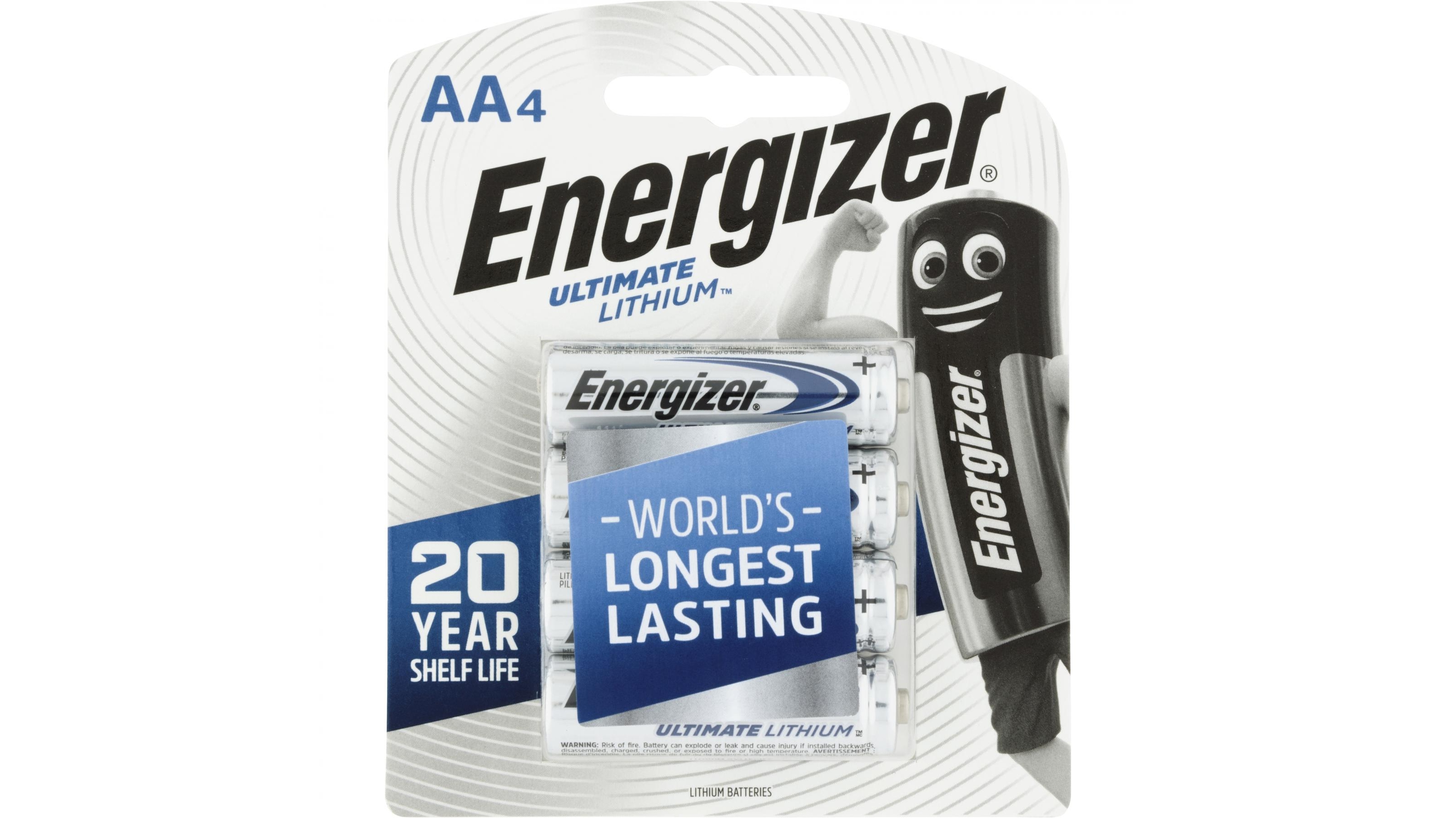 Energizer Ultimate Lithium AA Batteries - 4 Pack