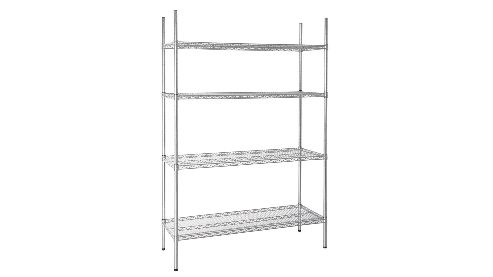 Vogue 4-Tier Wire Tower Unit Shelving Kit