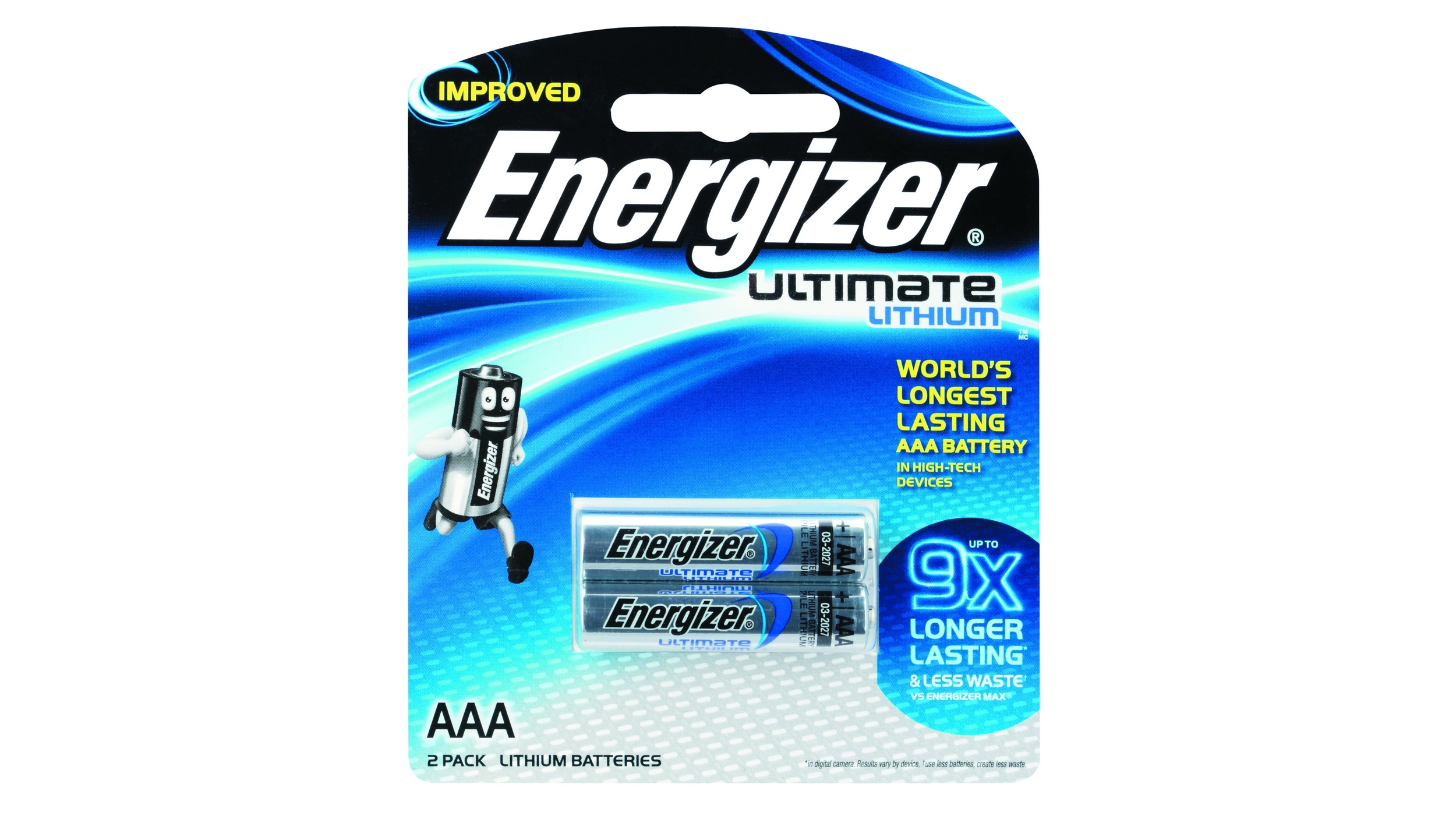 Energizer Ultimate 2 Pack Lithium AAA Batteries Harvey Norman