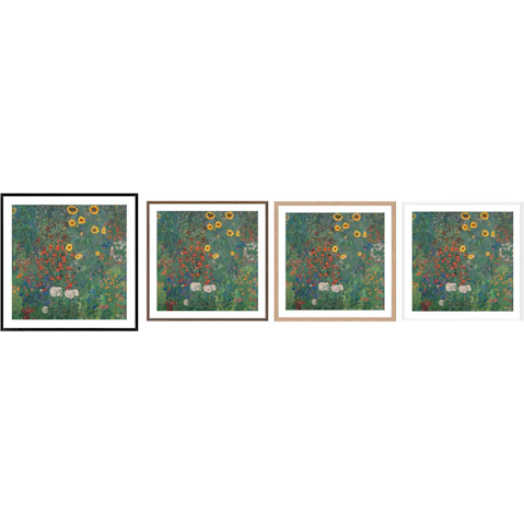 La Grolla Garden with Flowers Frame Wall Art