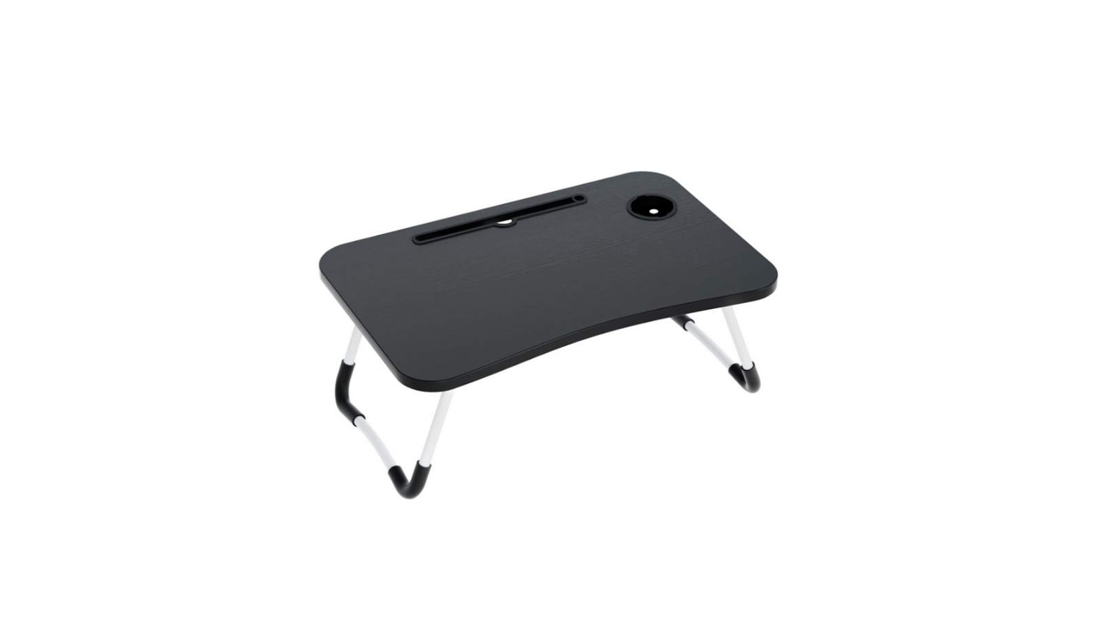 Artiss Foldable Laptop Desk Stand Lap Tray - Black