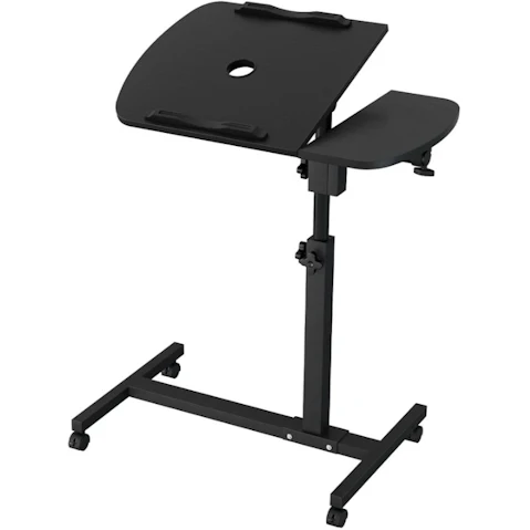 Artiss Adjustable Computer Stand with Cooler Fan - Black