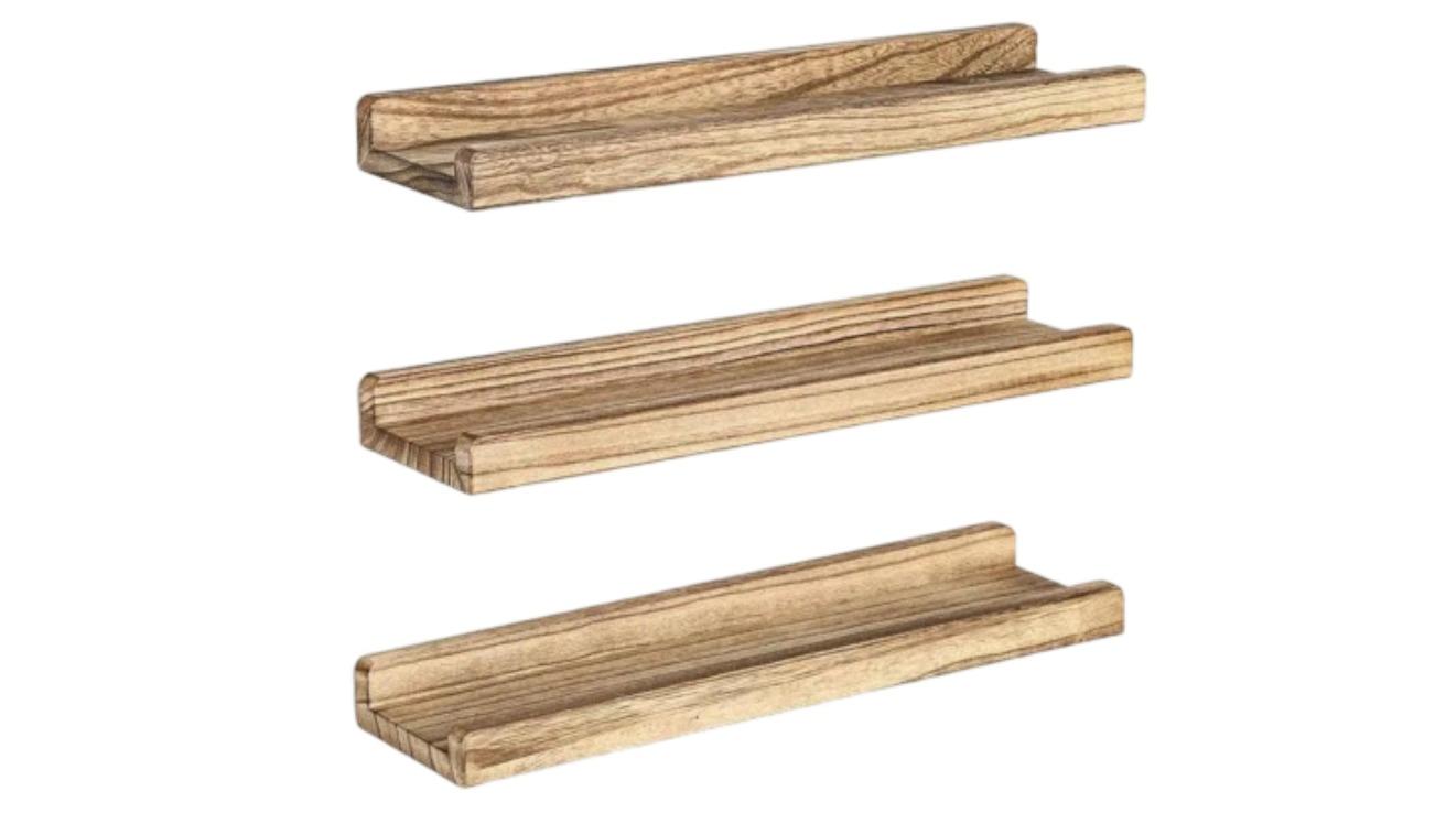 NNETM Tri-Level Wall Shelving Ensemble