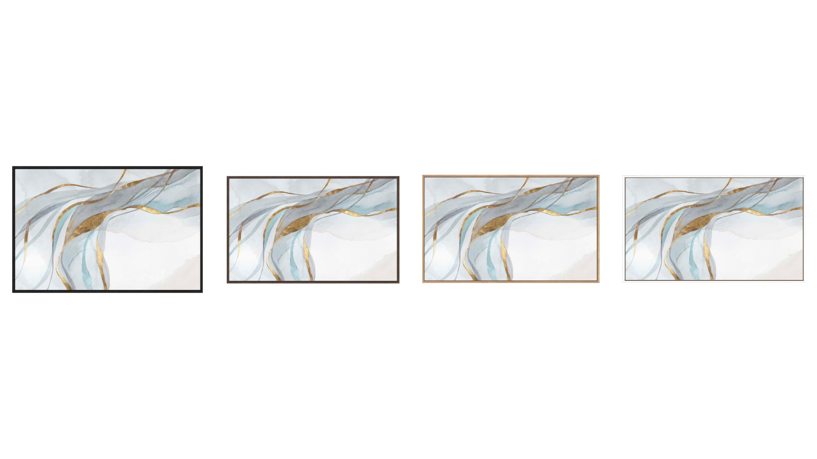 La Grolla Golden Soft Blue Gallery Wall Art