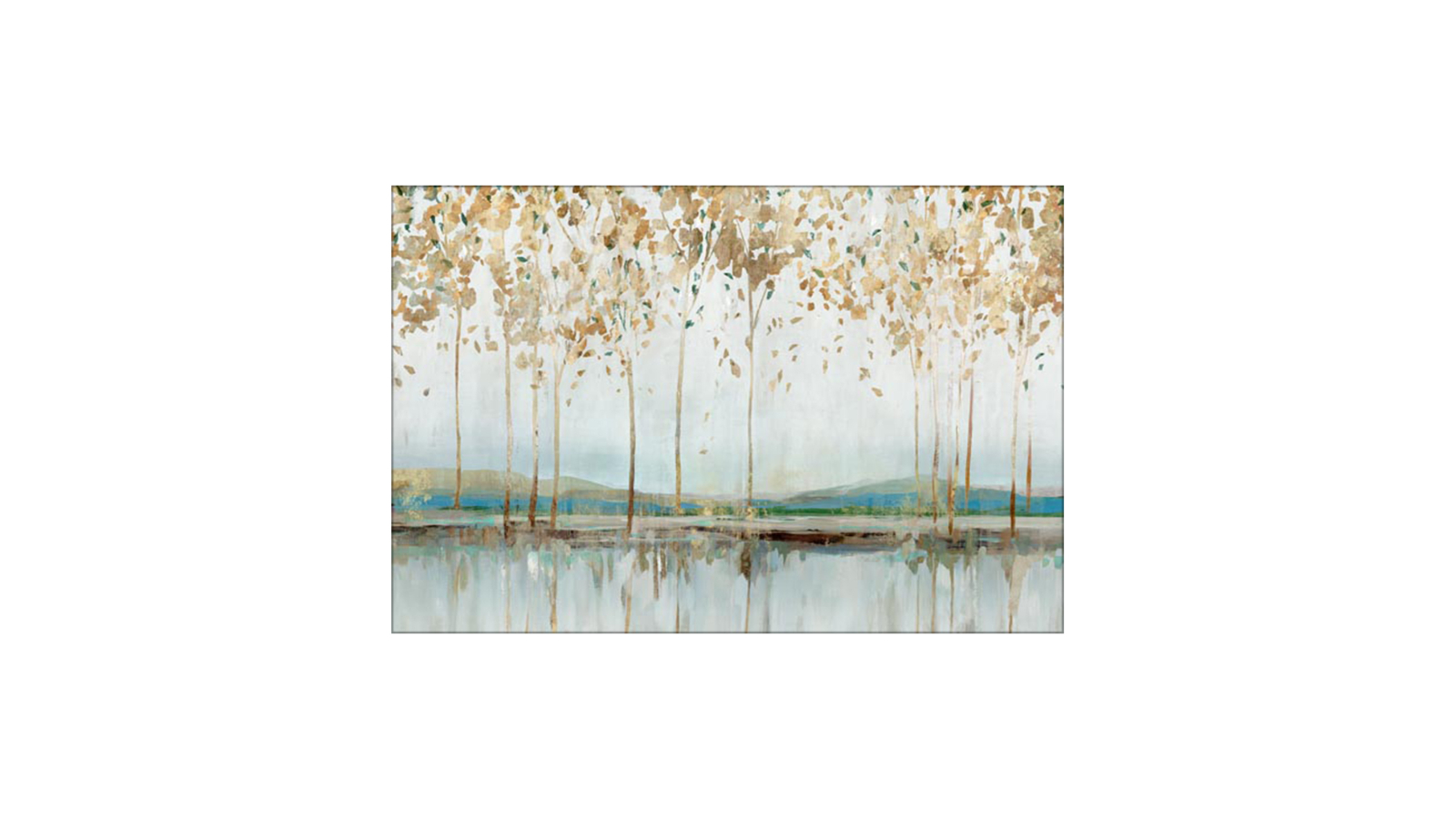La Grolla Golden Whisper Unframed Canvas Wall Art