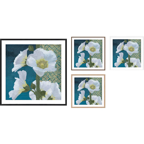 La Grolla Soft Evening II Indigo Frame Wall Art