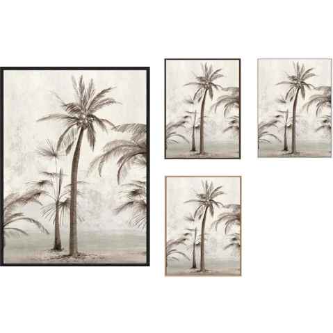La Grolla Vintage Palm Trees II Gallery Wall Art