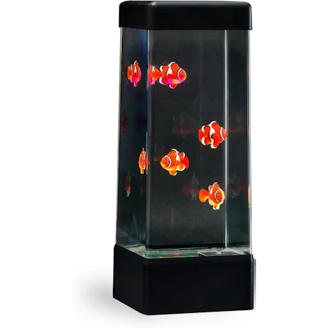 Jinx Luminous Jellyfish Lamp Set of 4 Clownfish Accessory Pack