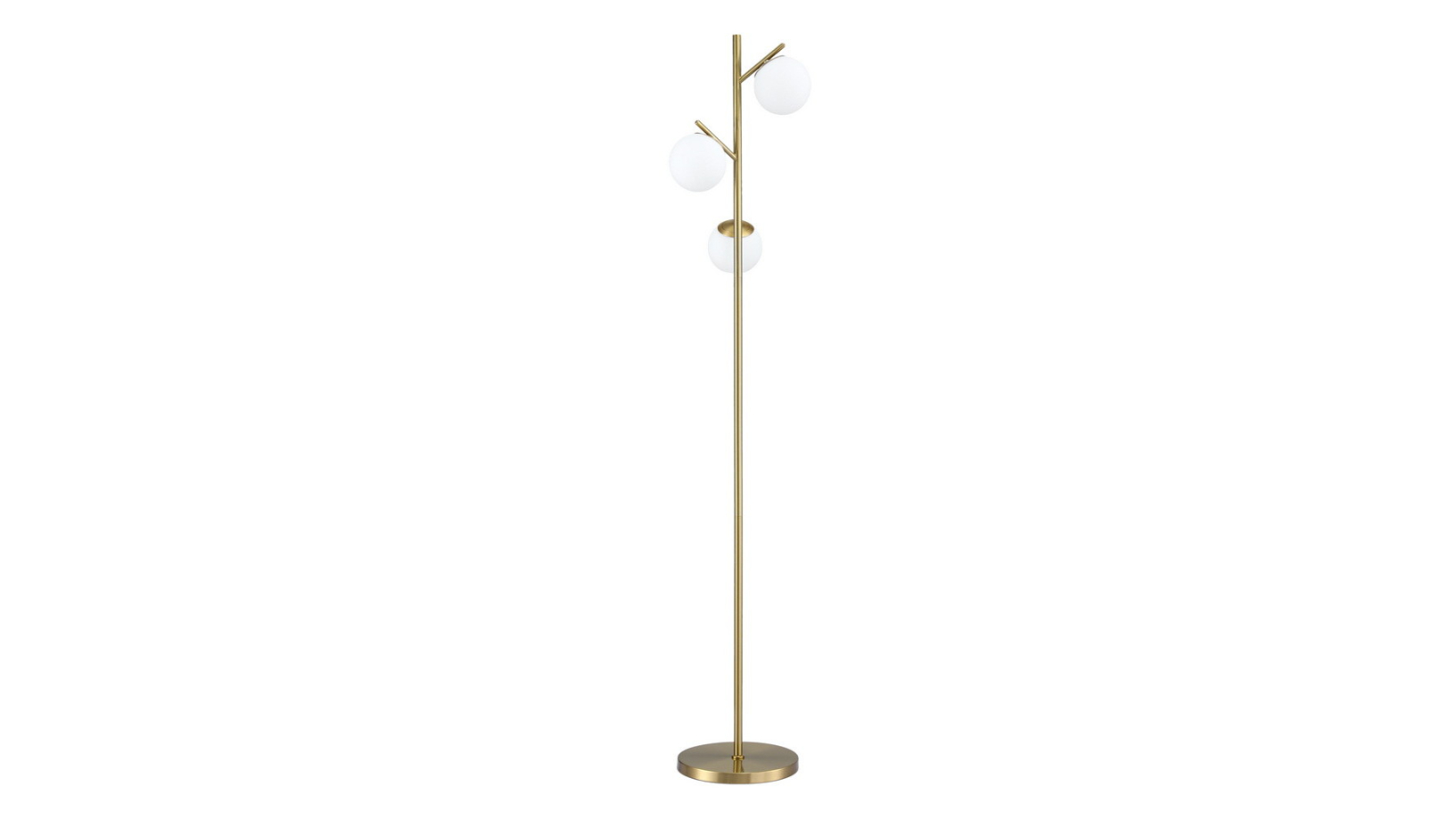 Artiss 3-Light Tree Floor Lamp with Glass Sphere Shade - 165cm