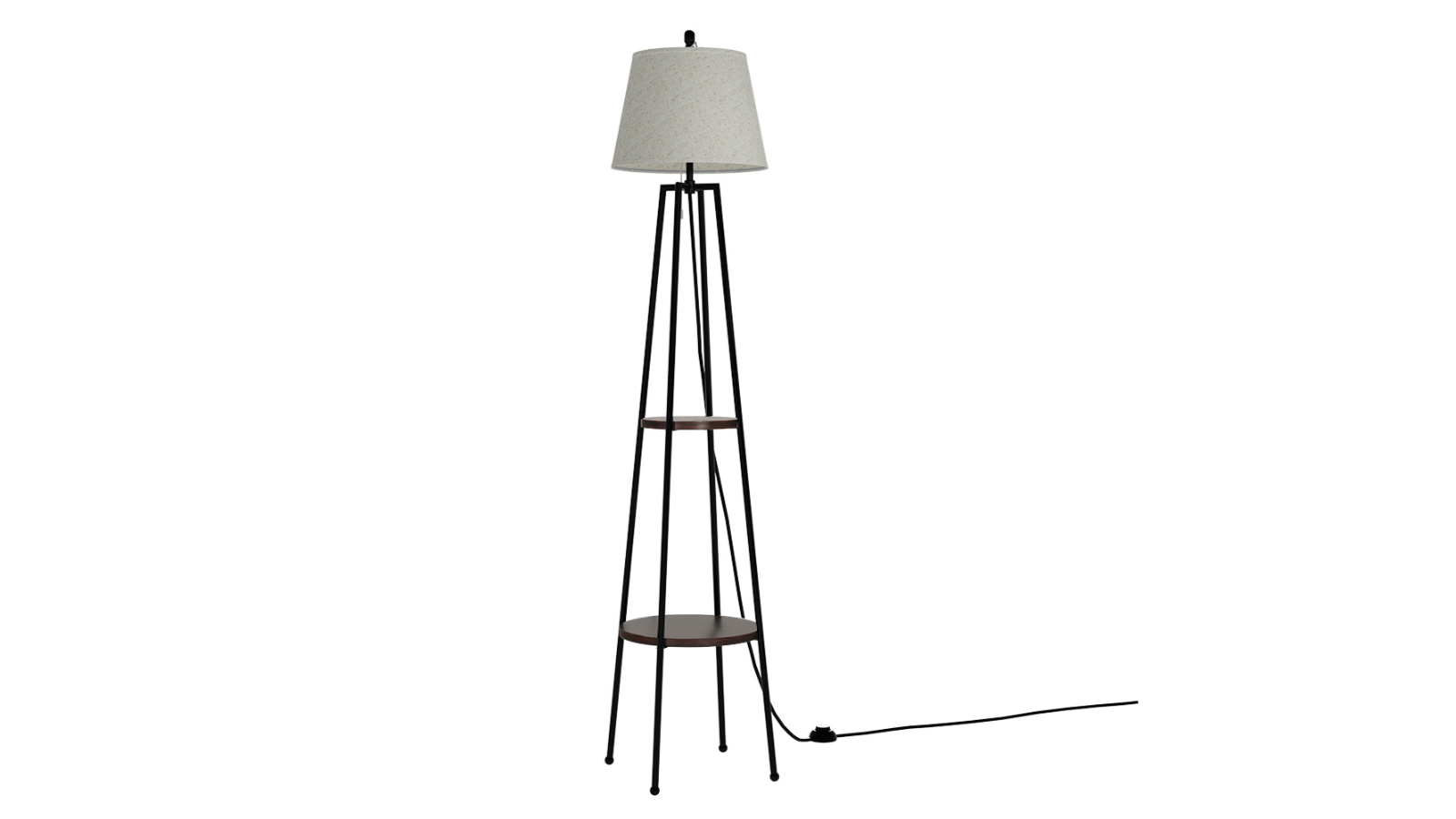Artiss Modern LED Floor Lamp Stand Storage Shelves Living Room Light