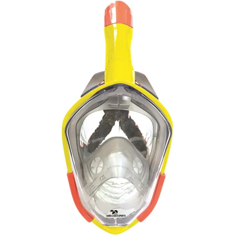 Land and Sea Sports Junior Full Face Mask Snorkel - Yellow
