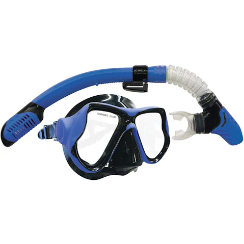 Land and Sea Sports Ningaloo Mask/Snorkel Set - Blue
