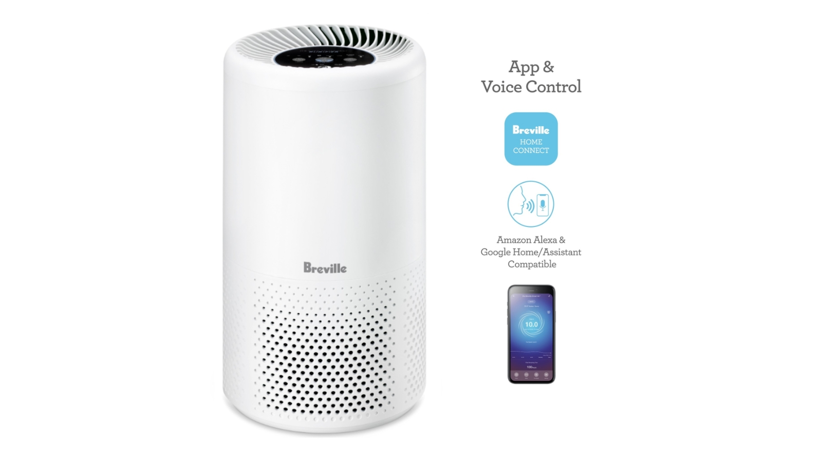 Breville the Easy Air Connect Air Purifier Harvey Norman
