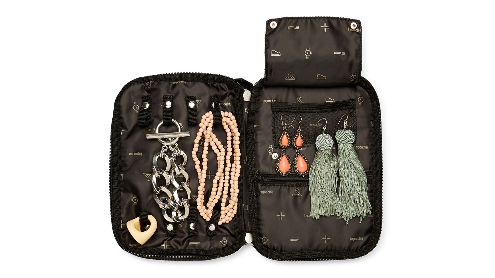 Lapoche Jewellery Travel Case - Black