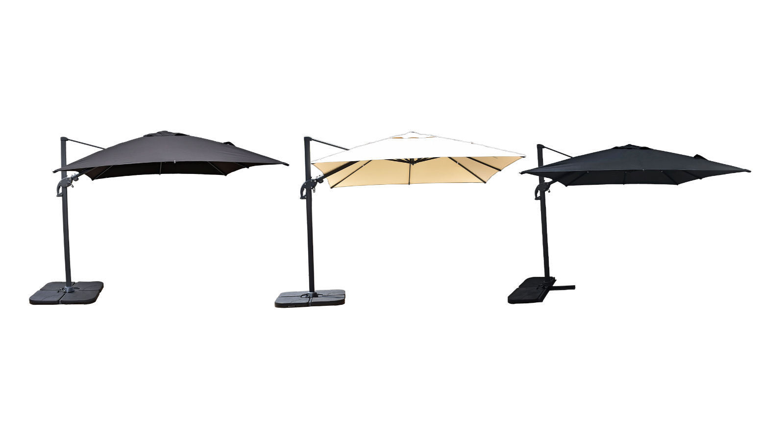 Laredo 3m Square Cantilever Umbrella Only