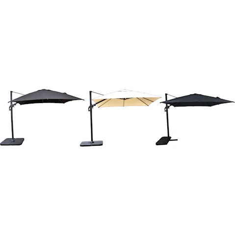 Laredo 3m Square Cantilever Umbrella Only