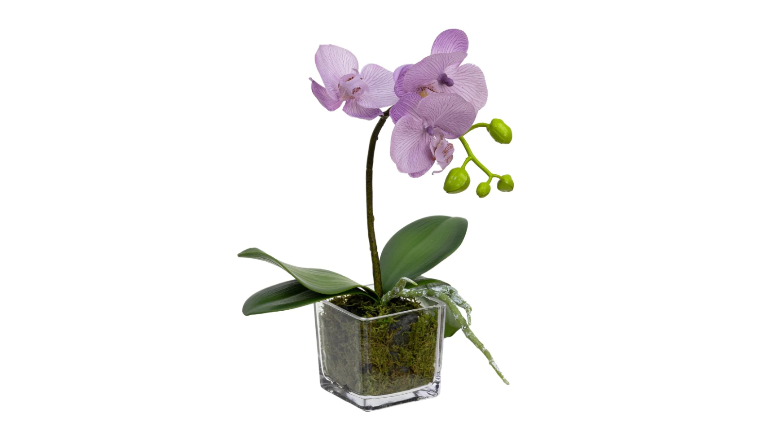 Glamorous Fusion Lavender Orchid Artificial Plant - 32cm