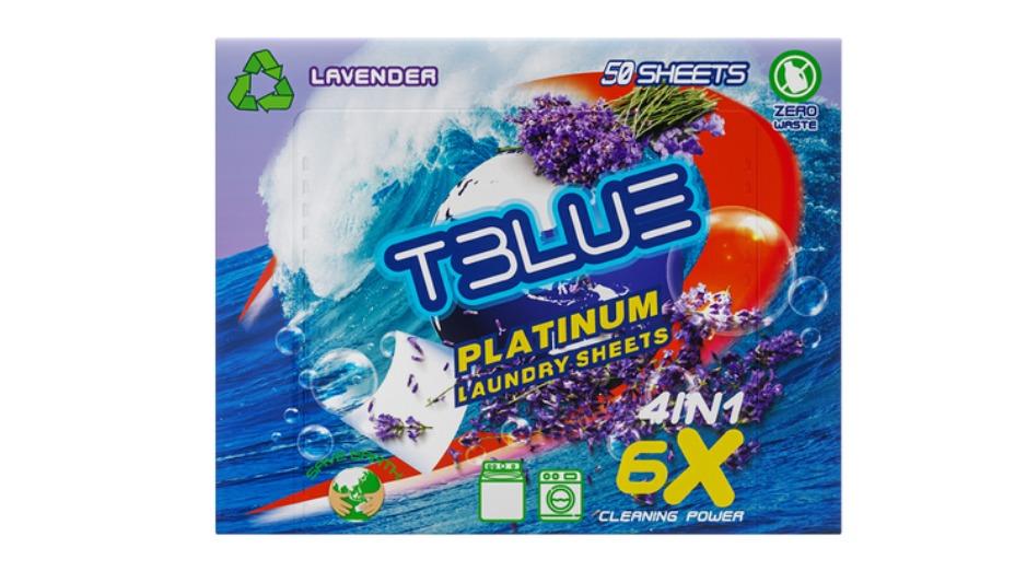 TBLUE 50 Load Laundry Detergent Sheet - Lavender
