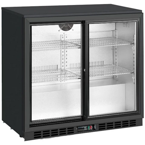LCE Under Bench Two Sliding Door Bar Cooler